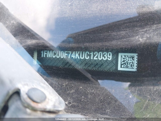 Aukcja sprzedaży 2019 Ford Escape, vin: 1FMCU0F74KUC12039, numer aukcji: 12544402
