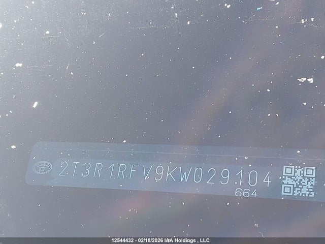 2T3R1RFV9KW029104 Toyota Rav4 Xle/xle Premium