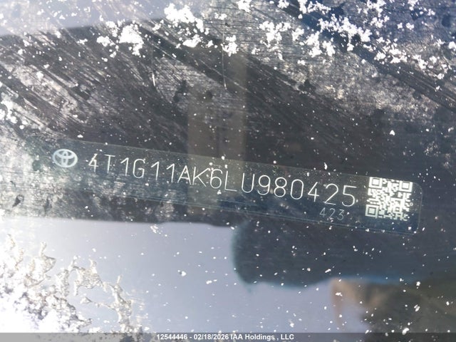 4T1G11AK6LU980425 Toyota CAMRY SE
