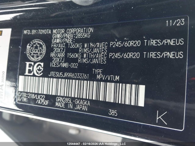 JTESU5JR9R6233761 Toyota 4runner