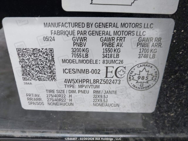 4W5XHPRL8RZ502473 Acura ZDX