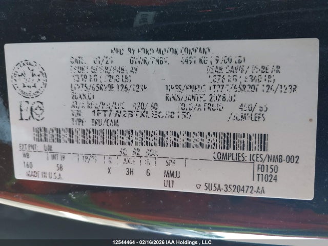 1FT7W2BTXLEC58159 Ford F250 Super Duty