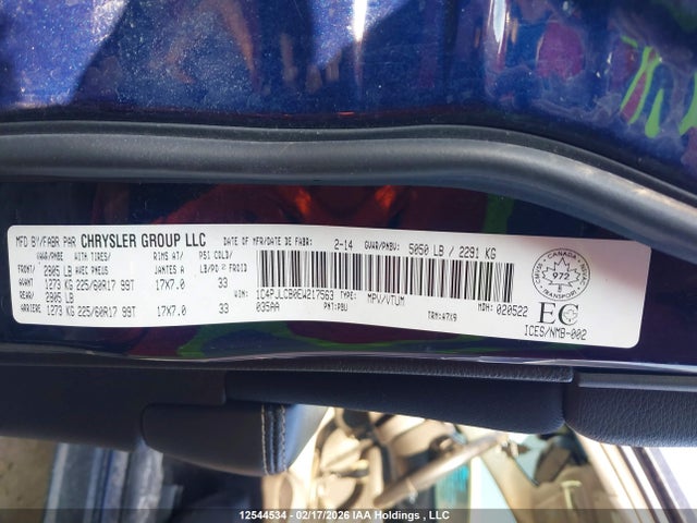 Jeep Cherokee Latitude 2014 1C4PJLCB0EW217563 Image 9