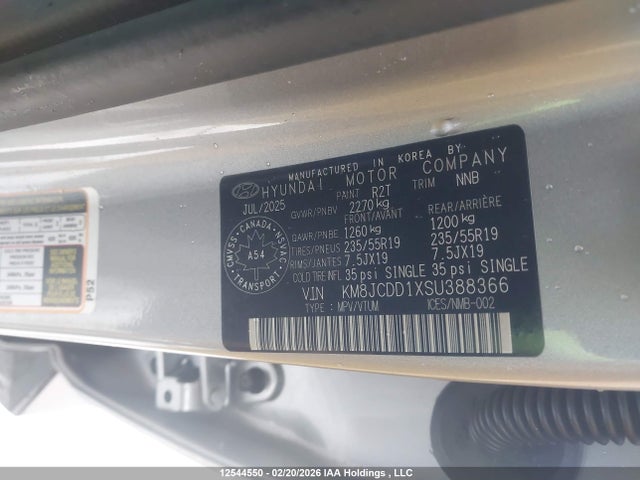 KM8JCDD1XSU388366 Hyundai Tucson Sel Convenience