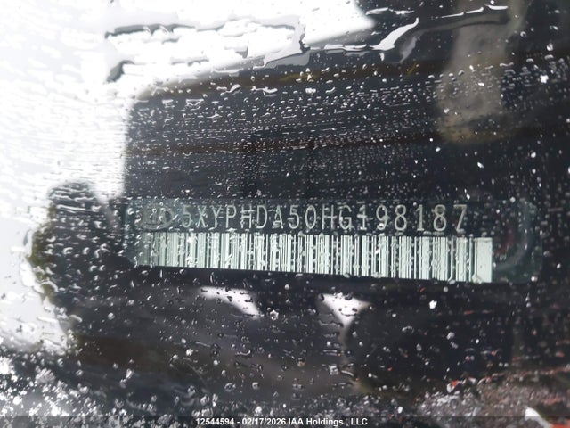 2017 Kia Sorento Ex მანქანა იყიდება აუქციონზე, vin: 5XYPHDA50HG198187, აუქციონის ნომერი: 12544594