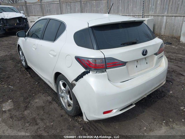 12544601 :رقم المزاد ، JTHKD5BH1C2086536 vin ، 2012 Lexus Ct 200h مزاد بيع