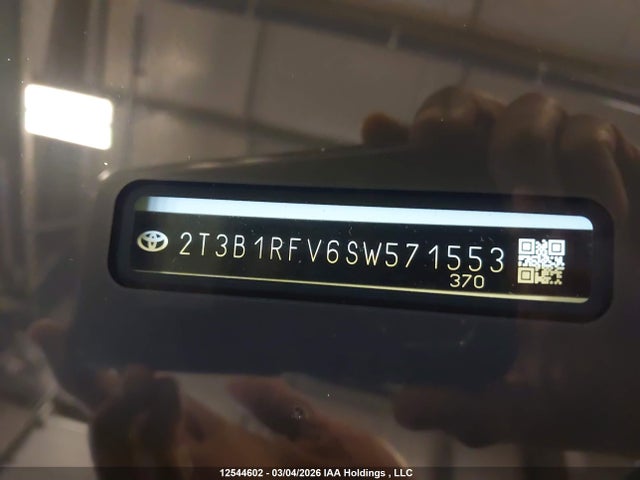 2T3B1RFV6SW571553 Toyota RAV4 LE