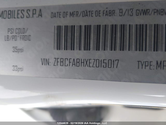 Fiat 500l Easy 2014 ZFBCFABHXEZ015017 Image 9