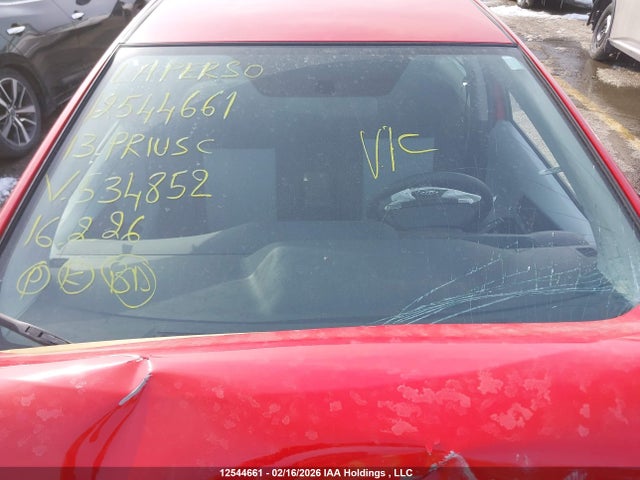 12544661 :رقم المزاد ، JTDKDTB34D1534852 vin ، 2013 Toyota Prius C مزاد بيع