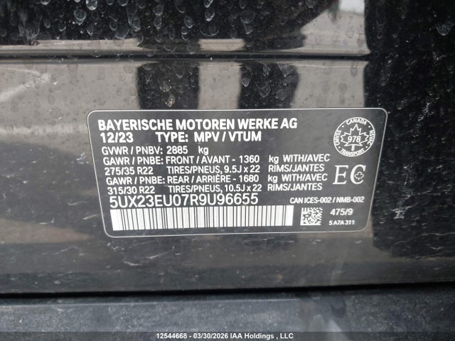 5UX23EU07R9U96655 BMW X5 Xdrive40i
