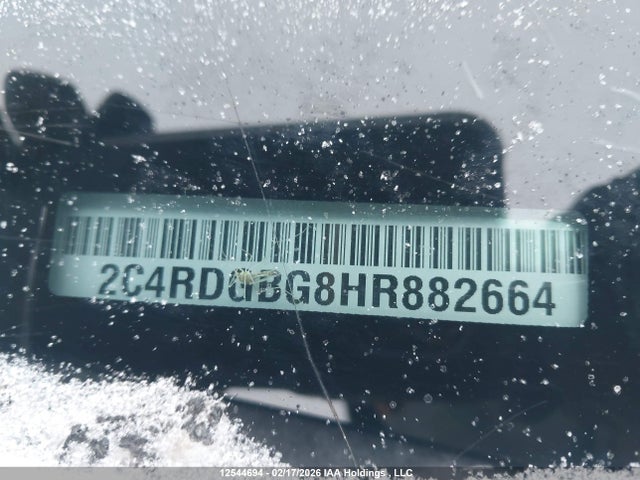 Aukcja sprzedaży 2017 Dodge Grand Caravan Se, vin: 2C4RDGBG8HR882664, numer aukcji: 12544694