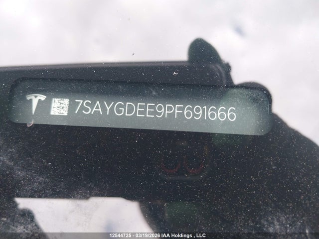 7SAYGDEE9PF691666 Tesla Model Y Long Range