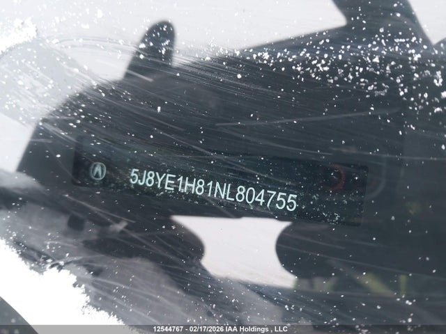 5J8YE1H81NL804755 Acura Mdx Platinum Elite