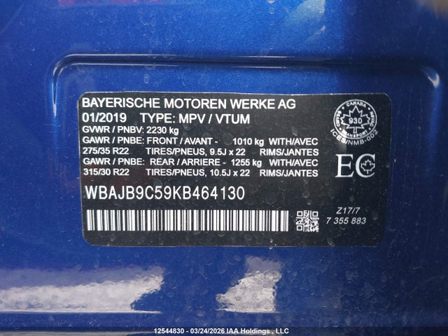 WBSJF0C54JB282250 BMW M5