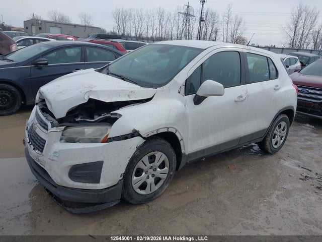 Aukcja sprzedaży 2014 Chevrolet Trax Ls, vin: 3GNCJKEB8EL161066, numer aukcji: 12545001