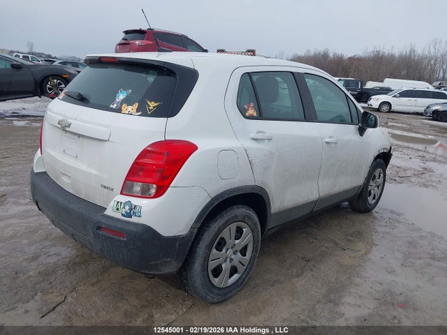Aukcja sprzedaży 2014 Chevrolet Trax Ls, vin: 3GNCJKEB8EL161066, numer aukcji: 12545001