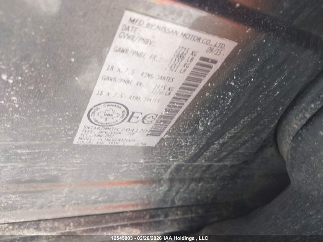Aukcja sprzedaży 2015 Nissan Pathfinder S/sv/sl/platinum, vin: 5N1AR2MM3FC704120, numer aukcji: 12545003