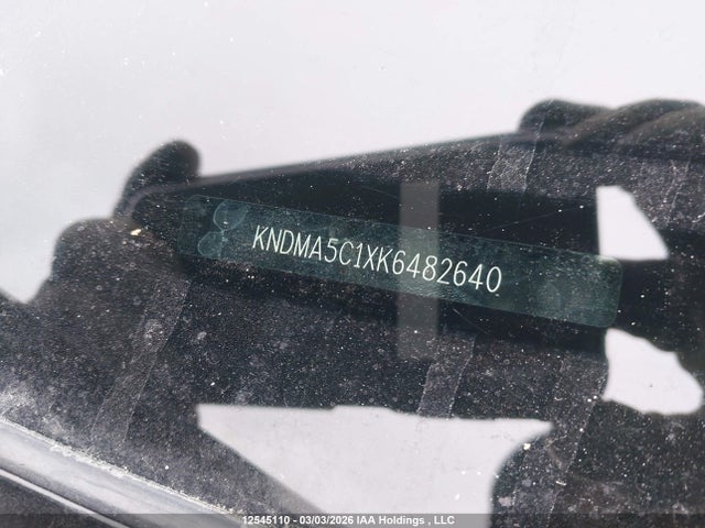 12545110 :رقم المزاد ، KNDMA5C1XK6482640 vin ، 2019 Kia Sedona L مزاد بيع