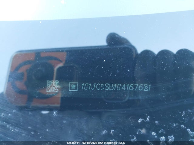 1G1JC5SB1G4167681 Chevrolet SONIC LT