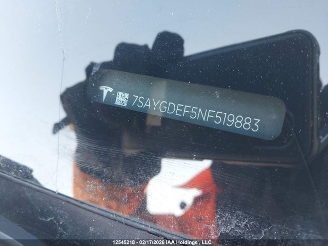 7SAYGDEF5NF519883 Tesla Model Y Performance
