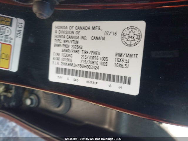 2HKRM3H35GH003324 Honda CR-V LX
