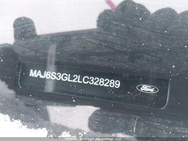 2020 Ford Ecosport მანქანა იყიდება აუქციონზე, vin: MAJ6S3GL2LC328289, აუქციონის ნომერი: 12545347