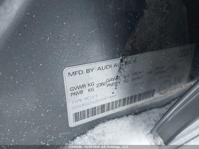WAUFGCFL2GA007669 Audi S4 3.0t Technik Plus