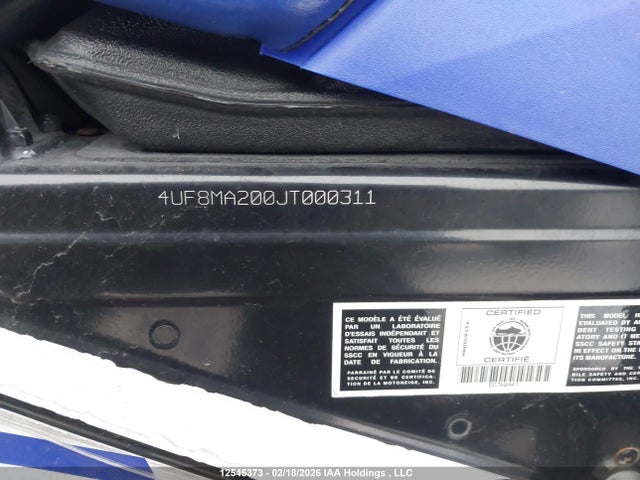 Aukcja sprzedaży 2018 Yamaha Sw1nsrlppl, vin: 4UF8MA200JT000311, numer aukcji: 12545373