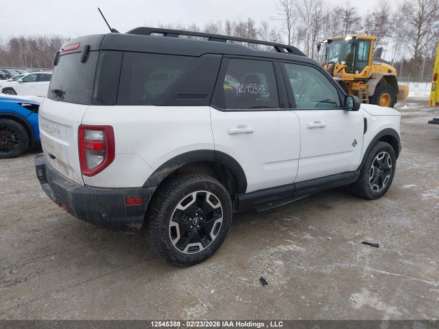 12545388 :رقم المزاد ، 3FMCR9C65NRD52565 vin ، 2022 Ford Bronco Sport Outer Banks مزاد بيع