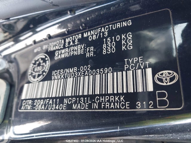 Toyota YARIS LE 2014 VNKKTUD3XEA003590 Image 18