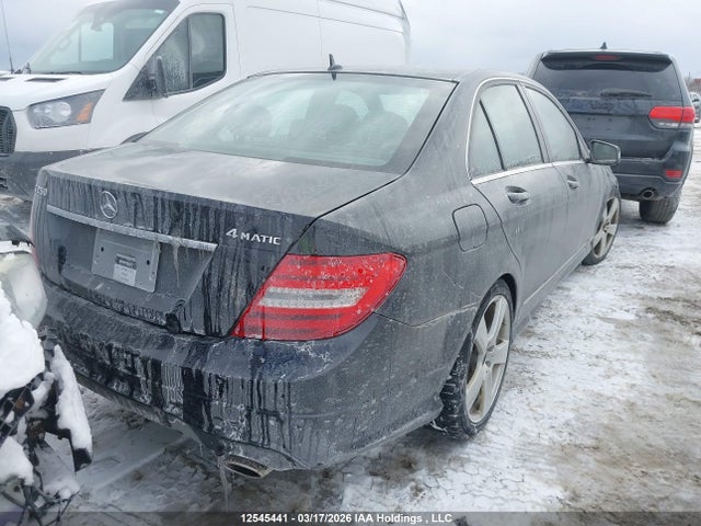 Aukcja sprzedaży 2012 Mercedes-benz C 250 4matic, vin: WDDGF8FB2CA734745, numer aukcji: 12545441