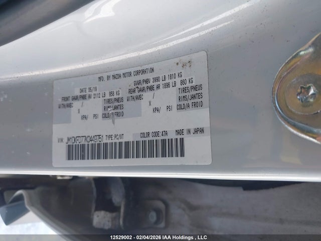 JM1DKFD77K0449751 Mazda Cx-3 Gt