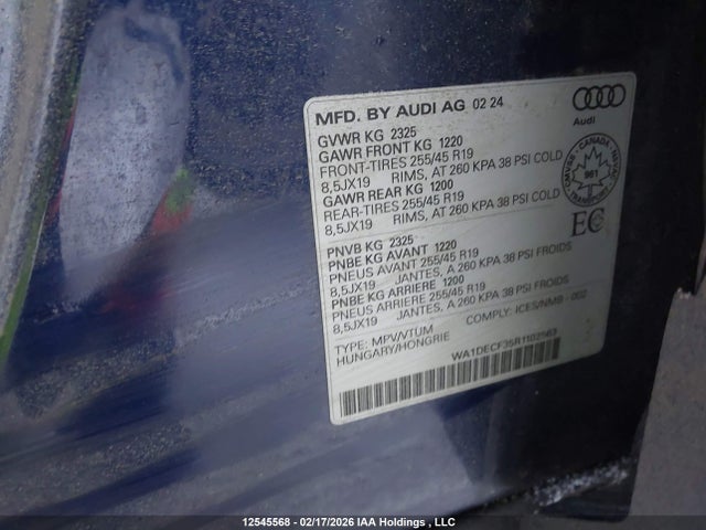 WA1DECF35R1102563 Audi Q3 45 Komfort