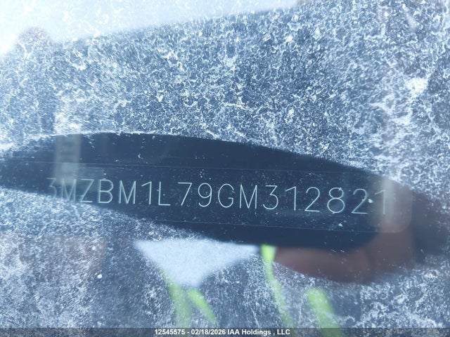 3MZBM1L79GM312821 Mazda MAZDA3