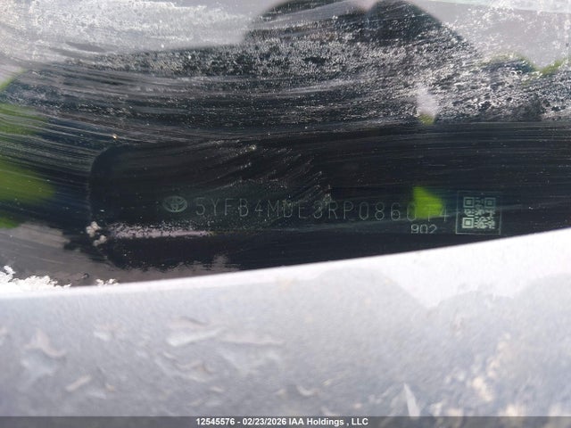 12545576 :رقم المزاد ، 5YFB4MDE3RP086014 vin ، 2024 Toyota Corolla Le مزاد بيع