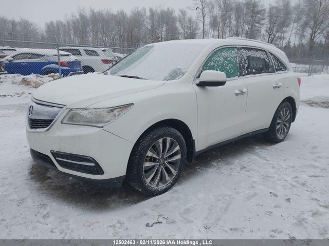 Acura Mdx Navigation Package 2015 5FRYD4H47FB504026 Image 2