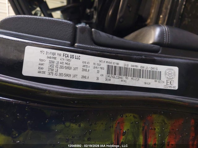 1C4RJFAG6JC324461 Jeep Grand Cherokee Laredo