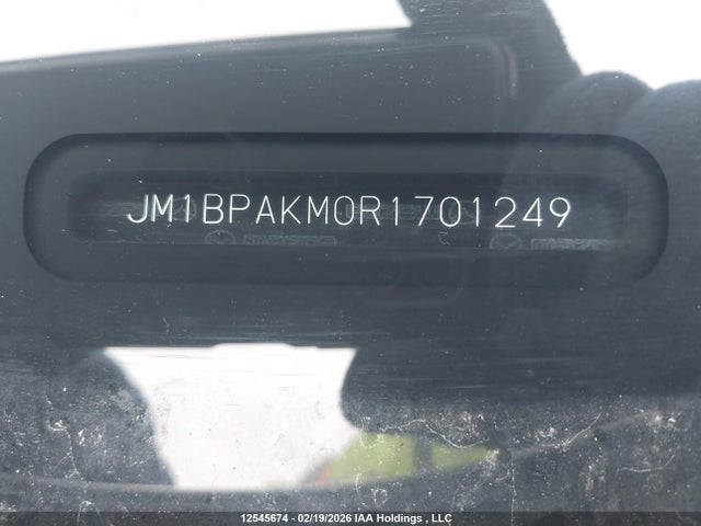 12545674 :رقم المزاد ، JM1BPAKM0R1701249 vin ، 2024 Mazda 3 Select Sport مزاد بيع