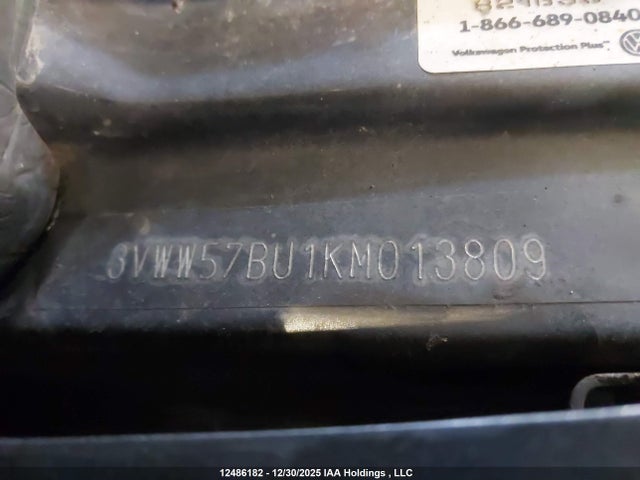 3VWW57BU1KM013809 Volkswagen Jetta 1.4 Tsi Highline