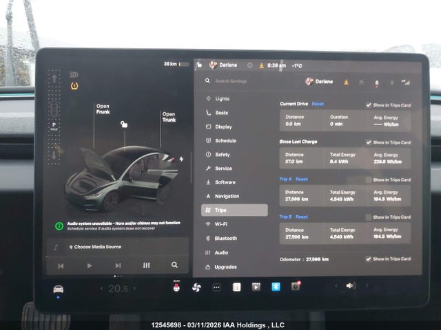 Aukcja sprzedaży 2025 Tesla Model 3 Long Range, vin: 5YJ3E1EA0SF938784, numer aukcji: 12545698