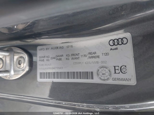 WAUL4AFR5GA012563 Audi S5 3.0t Technik/3.0t Technik Plus