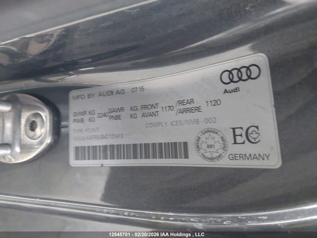 WAUL4AFR5GA012563 Audi S5 3.0t Technik/3.0t Technik Plus