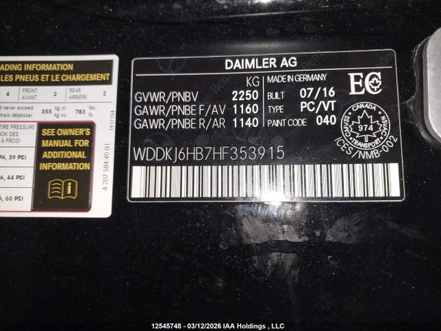 WDDKJ6HB7HF353915 Mercedes-Benz E 400 4matic