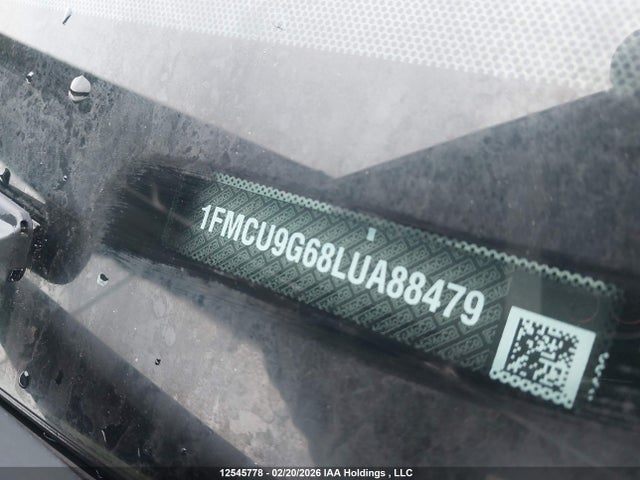 Aukcja sprzedaży 2020 Ford Escape Se, vin: 1FMCU9G68LUA88479, numer aukcji: 12545778