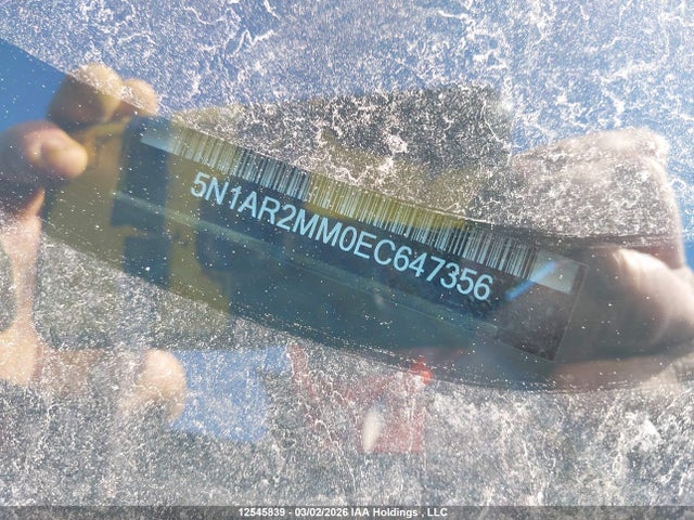 12545839 :رقم المزاد ، 5N1AR2MM0EC647356 vin ، 2014 Nissan Pathfinder مزاد بيع