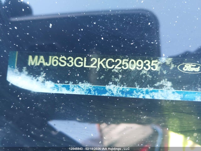 Aukcja sprzedaży 2019 Ford Ecosport Se, vin: MAJ6S3GL2KC250935, numer aukcji: 12545843