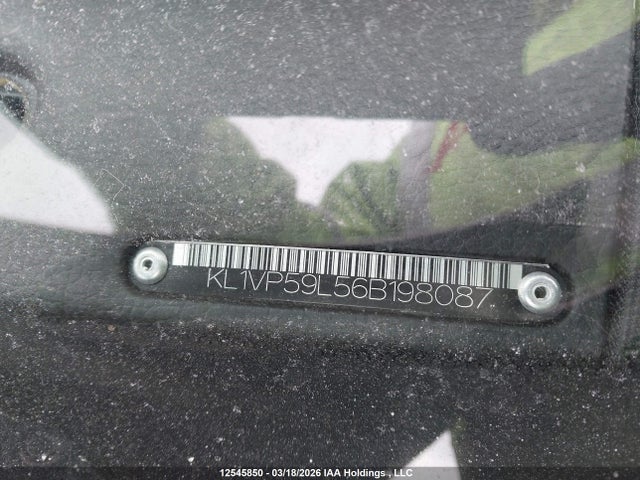 Продаж на аукціоні авто 2006 Chevrolet Epica, vin: KL1VP59L56B198087, номер лоту: 12545850