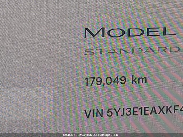 Aukcja sprzedaży 2019 Tesla Model 3, vin: 5YJ3E1EAXKF428670, numer aukcji: 12545875