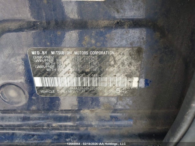 Mitsubishi Outlander 2019 JA4AZ2A32KZ604303 Image 9