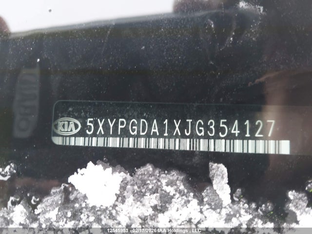 5XYPGDA1XJG354127 KIA Sorento 2.0l Lx